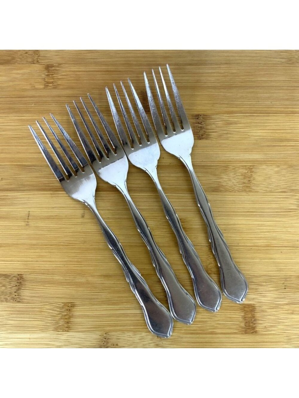 Reed & Barton Select Pompei Pompeii 4 Dinner Forks Stainless Steel Flatware